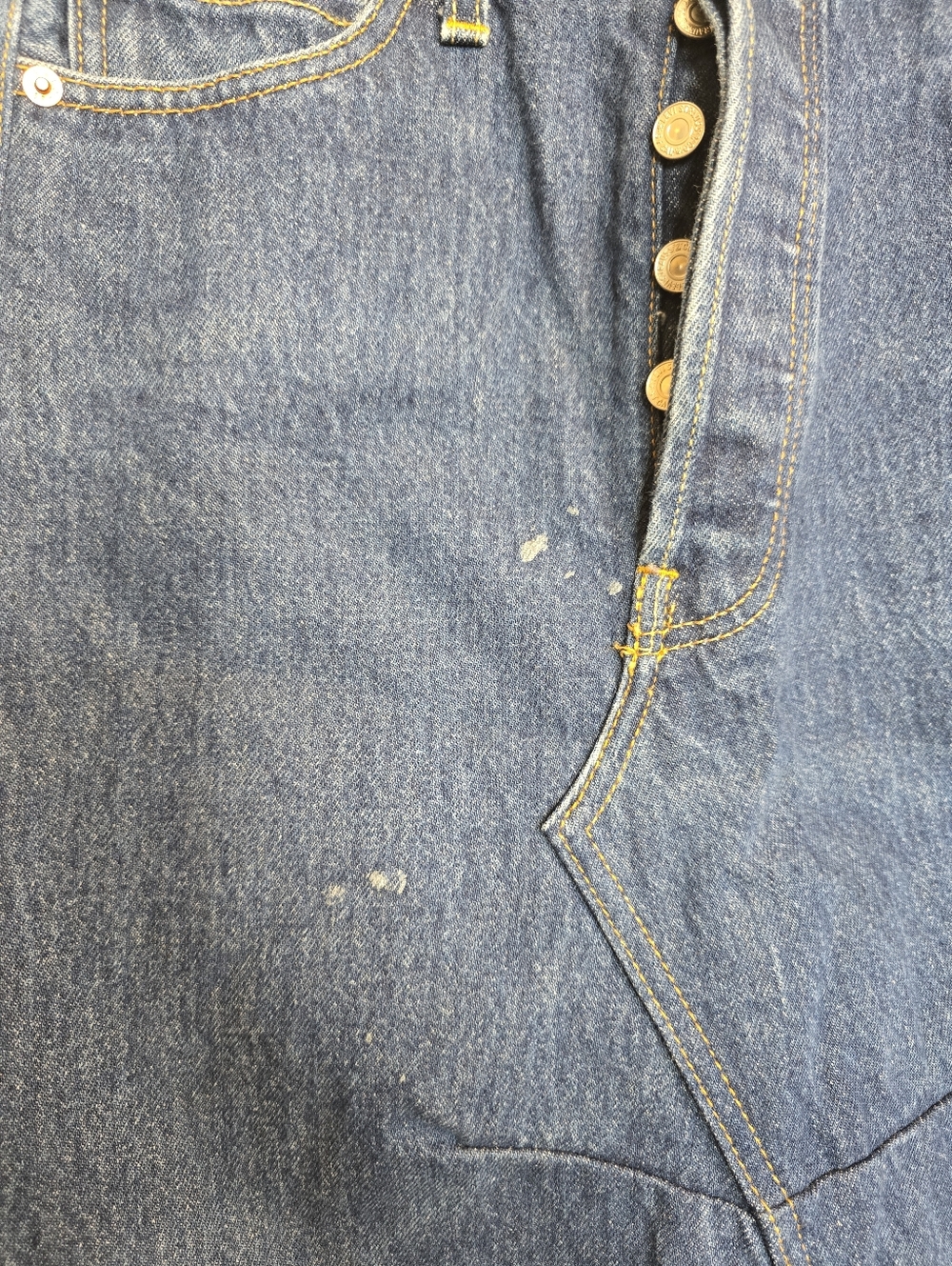 FLAWED RE/DONE Revolve Long Denim Skirt Indigo 27 - Picture 12 of 13